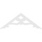 Ekena Millwork Pitch Brontes Architectural Grade PVC Gable Pediment, 60"W x 22 1/2"H x 1"P (9/12) GPP060X023X100BRO - alternate 4